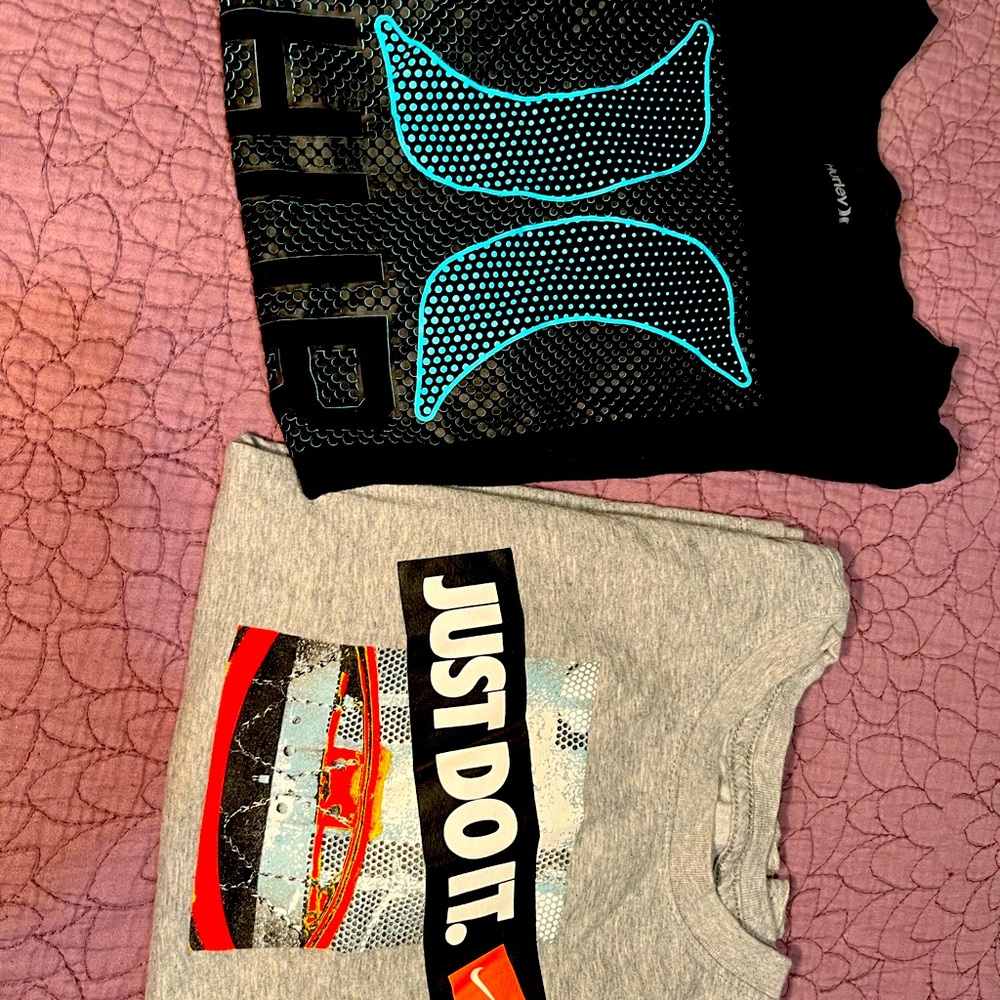 Both boy shirts size m